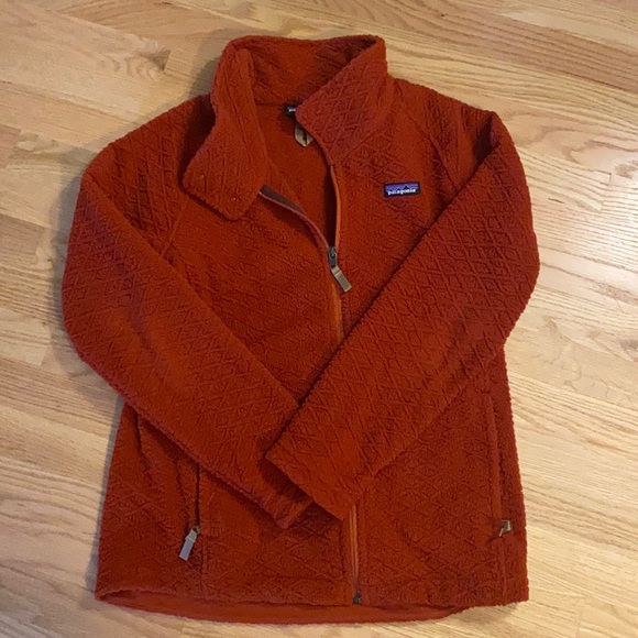 Patagonia Tops - Patagonia Worn Wear Burnt Orange Full Zip Jacket